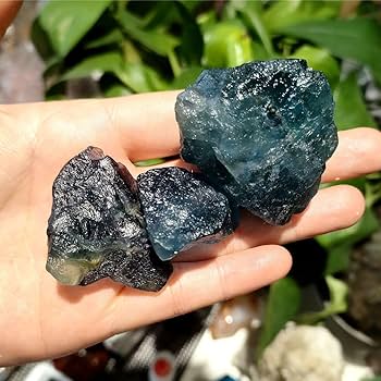 Amazon.co.jp: 屋内または屋外の装飾石に適した天然ブルー